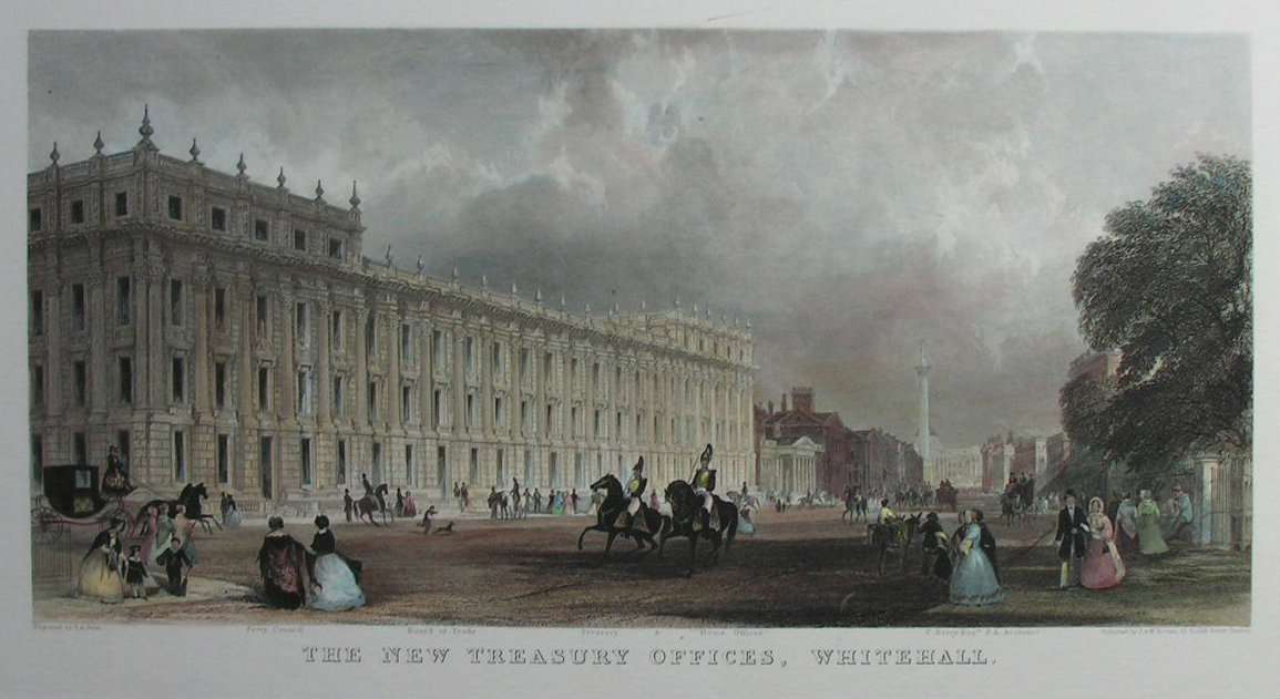 Print - The New Treasury Offices, Whitehall - Prior